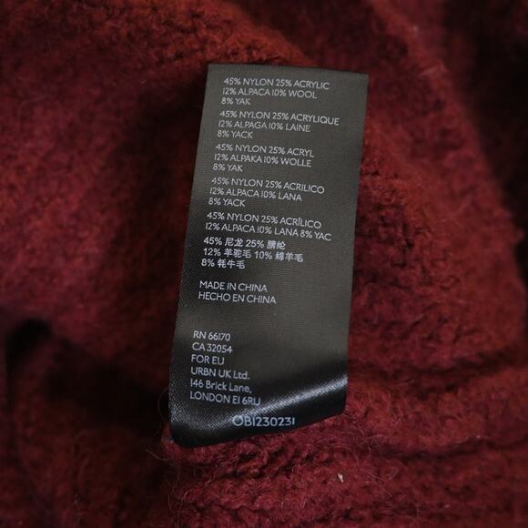 Maeve by Anthropologie Womens XSP Athena Cowl Neck Oversized Sweater - Picture 10 of 10